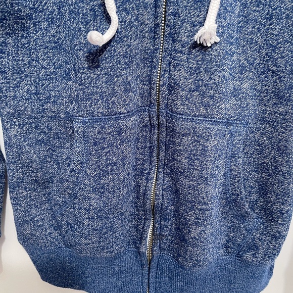 Port Authority Full Zip Hooded Jacket. Stonewash Blue M - Picture 3 of 6
